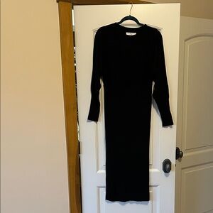 Ripe Black Long Sleeve Dress